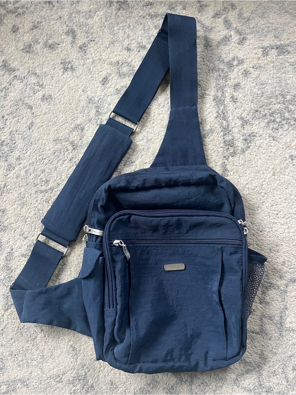 Baggallini Navy Crossbody Sling Bag